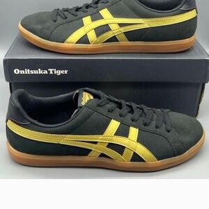 Onitsuka Tiger by Asics Men's Black and Yellow Sneakers